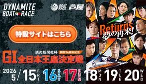 読売新聞社杯 GI全日本王座決定戦 開設74周年記念 特設サイト